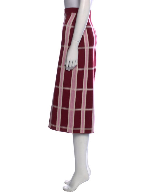 Victoria Beckham Wool Midi Length Skirt