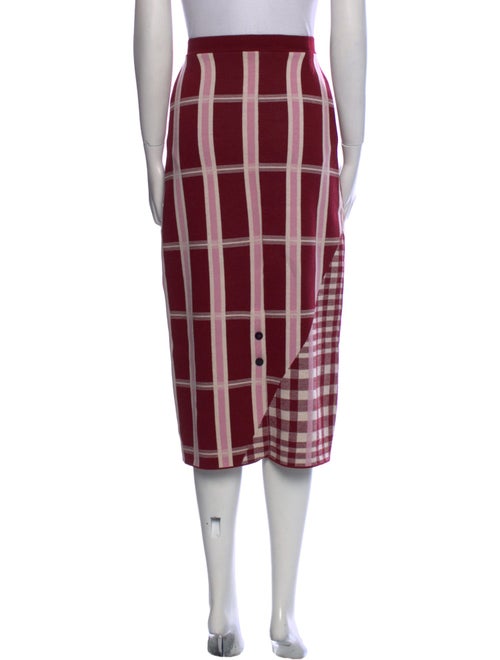 Victoria Beckham Wool Midi Length Skirt