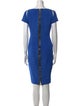 Victoria Beckham Wool Knee-Length Dress