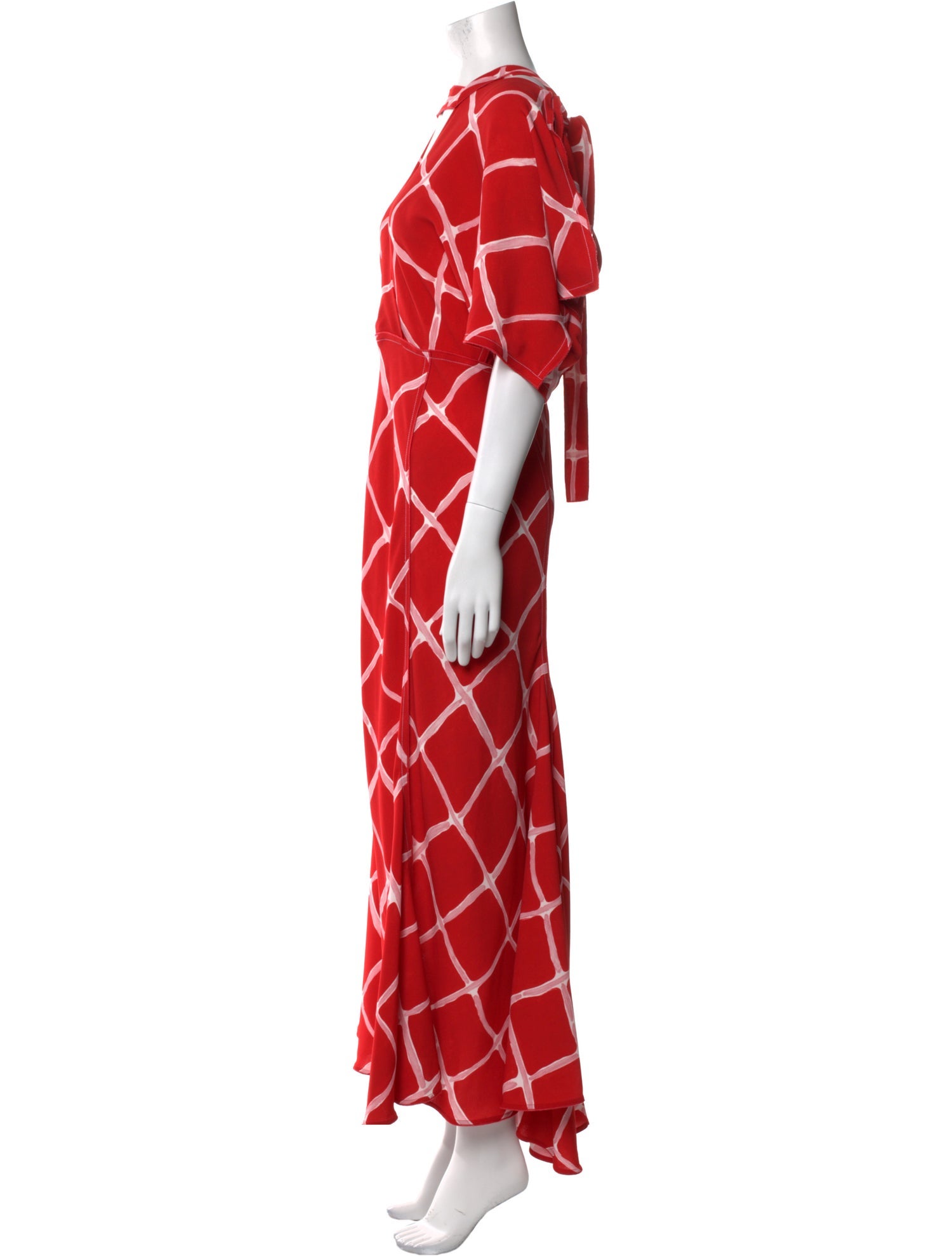 Victoria Beckham Printed Long Dress w/ Tags