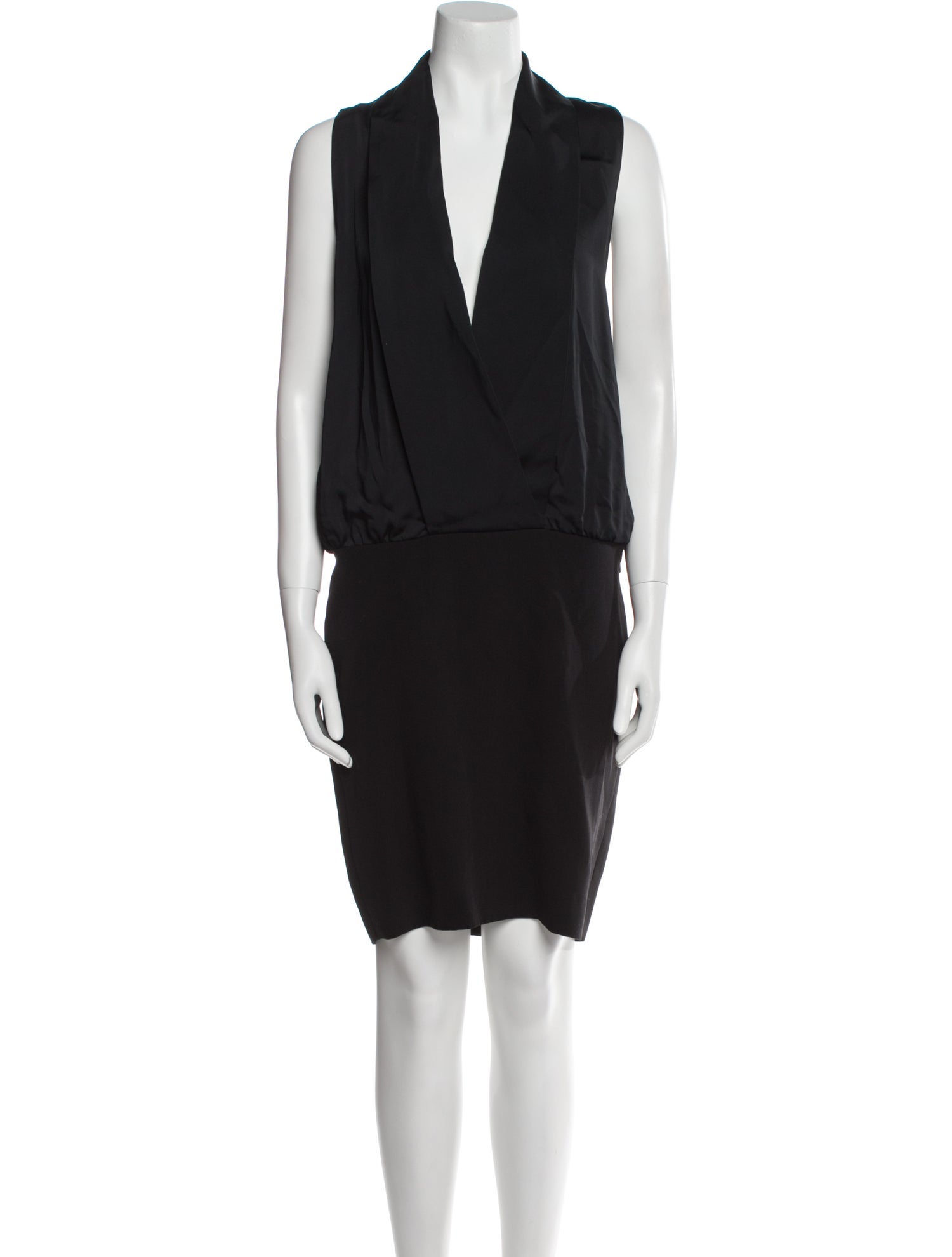Victoria Beckham V-Neck Knee-Length Dress