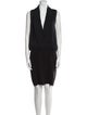 Victoria Beckham V-Neck Knee-Length Dress