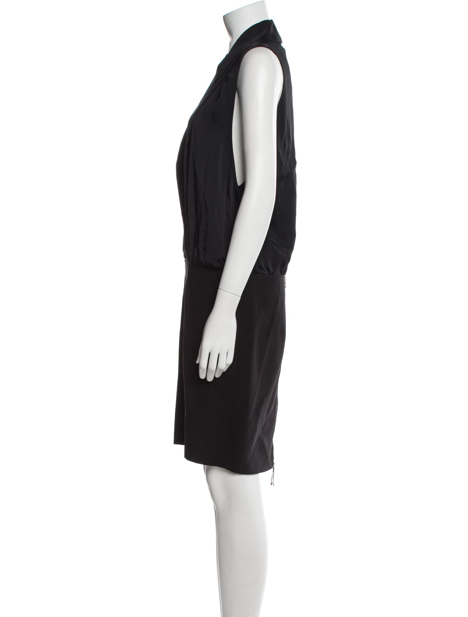 Victoria Beckham V-Neck Knee-Length Dress