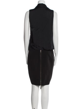Victoria Beckham V-Neck Knee-Length Dress