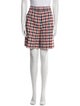 Victoria Beckham Plaid Print Knee-Length Shorts