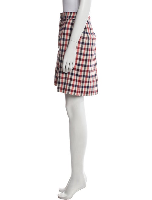 Victoria Beckham Plaid Print Knee-Length Shorts