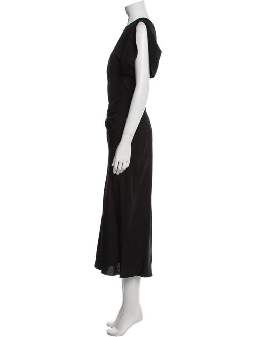 Victoria Beckham Crew Neck Long Dress