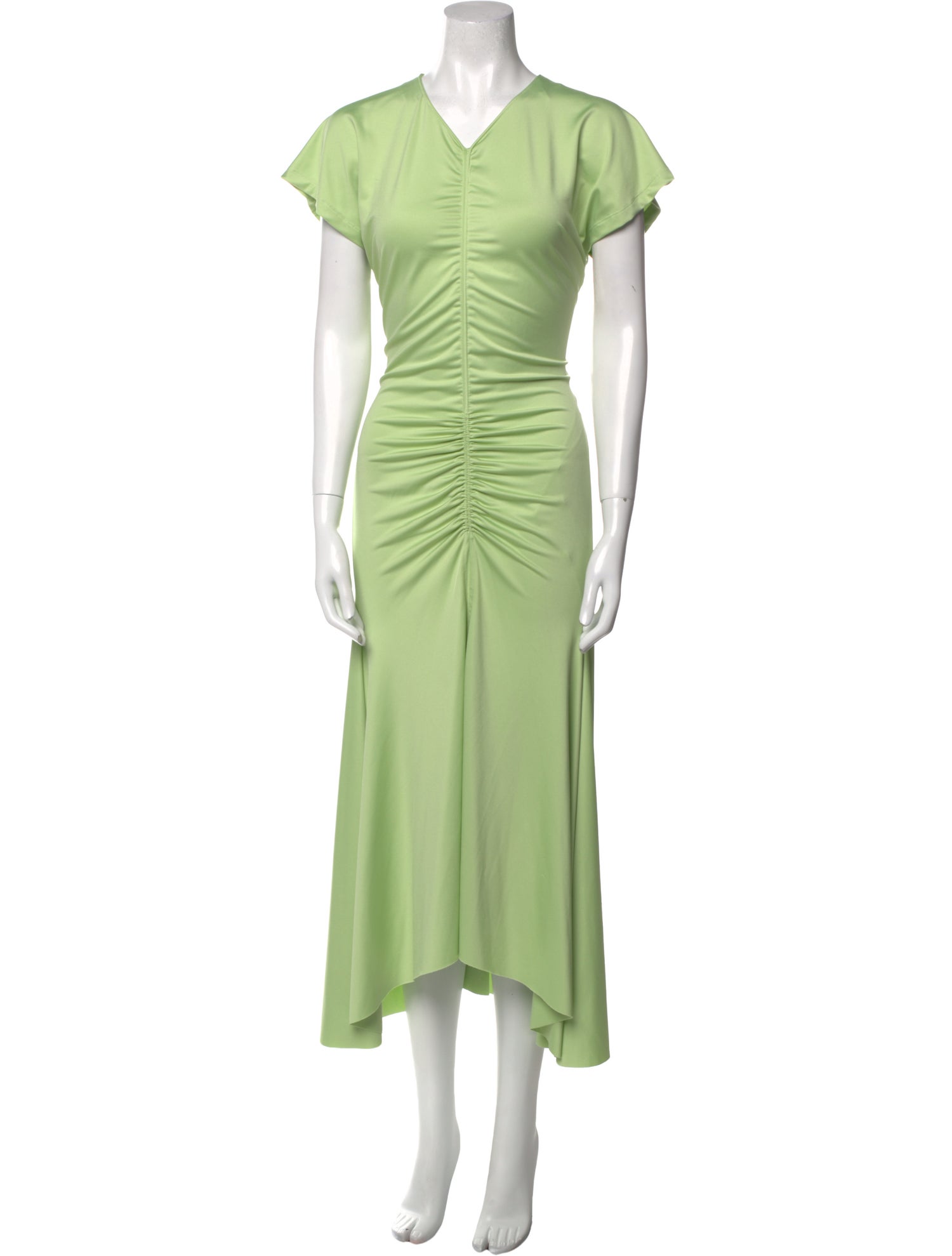 Victoria Beckham V-Neck Long Dress