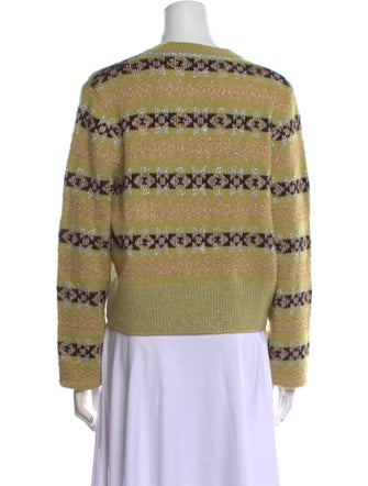 Victoria Beckham Lambswool Striped Sweater