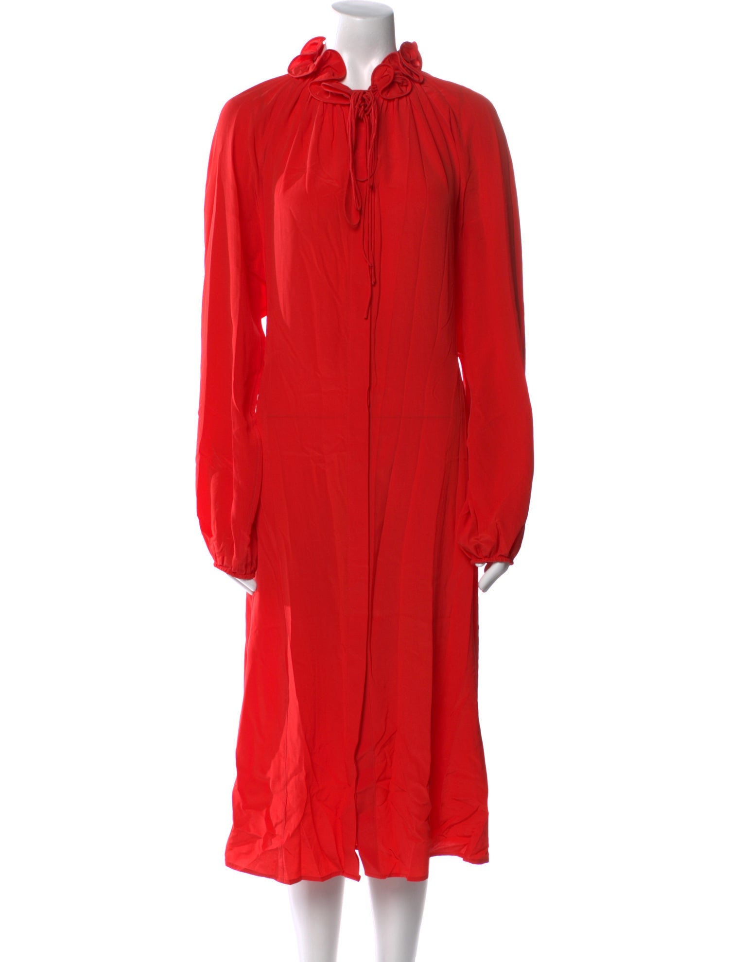 Victoria Beckham Silk Midi Length Dress