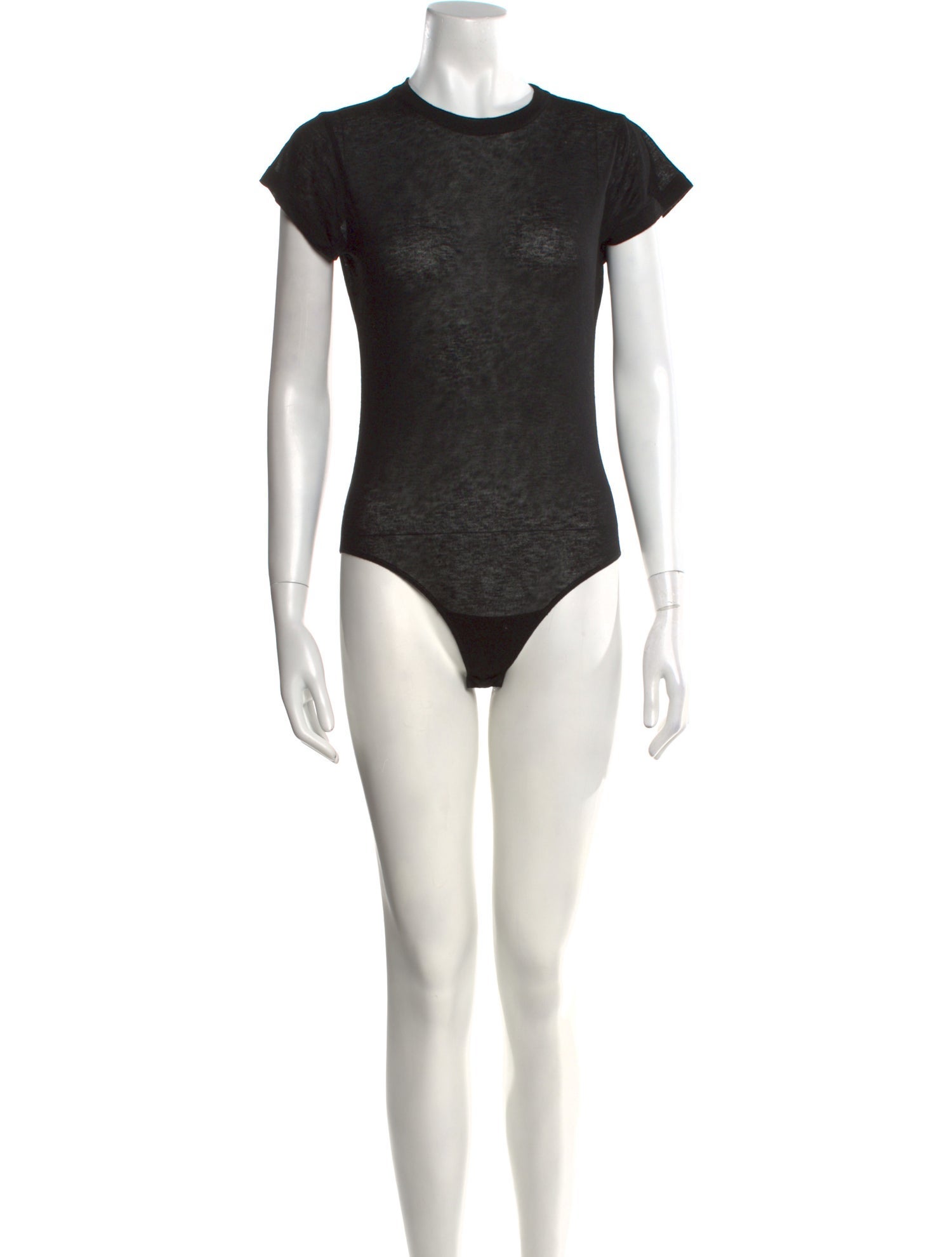 Victoria Beckham Crew Neck Short Sleeve Bodysuit