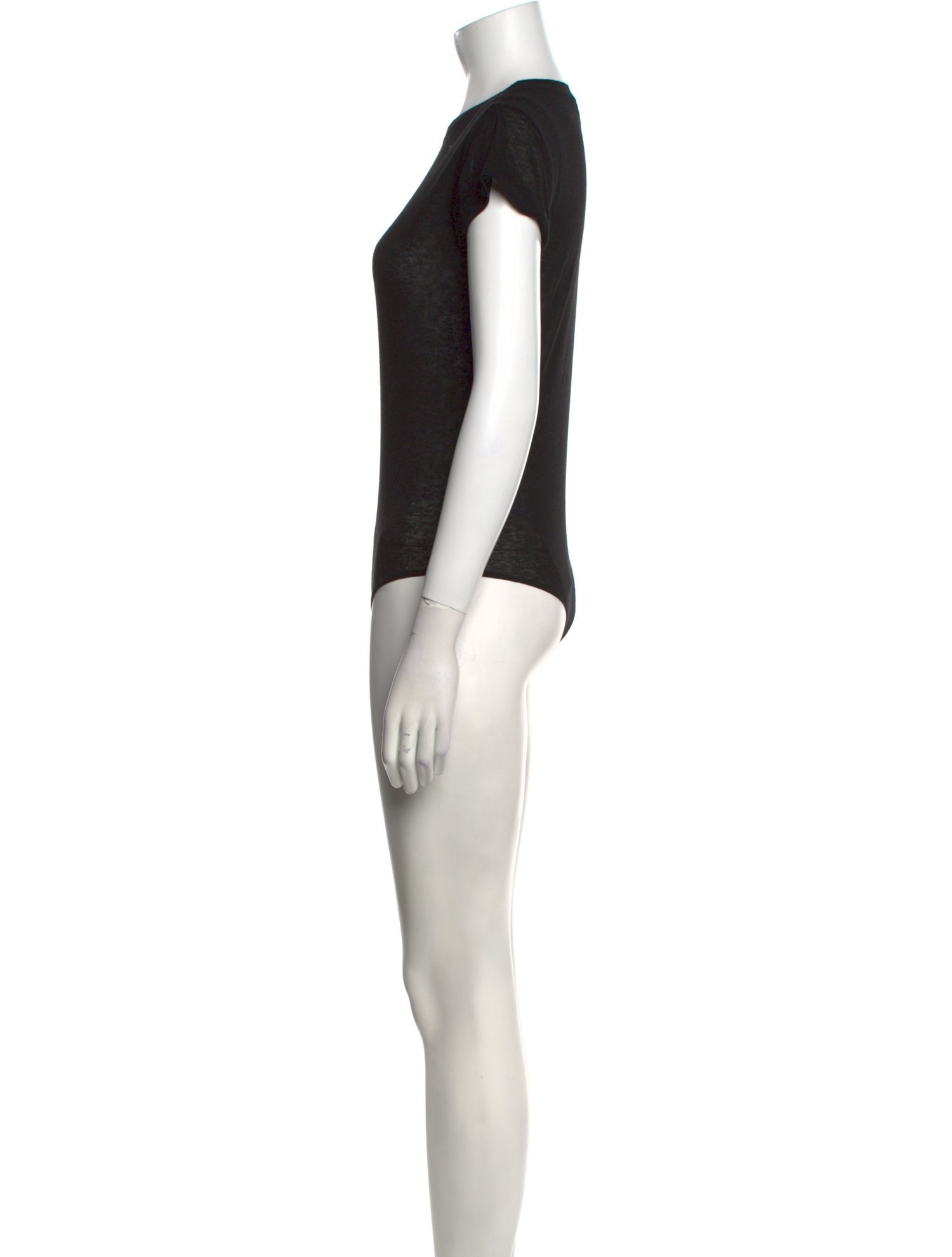 Victoria Beckham Crew Neck Short Sleeve Bodysuit
