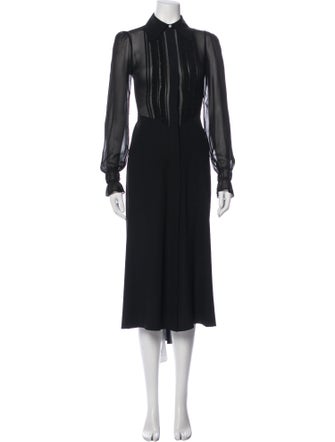 Victoria Beckham Silk Long Dress