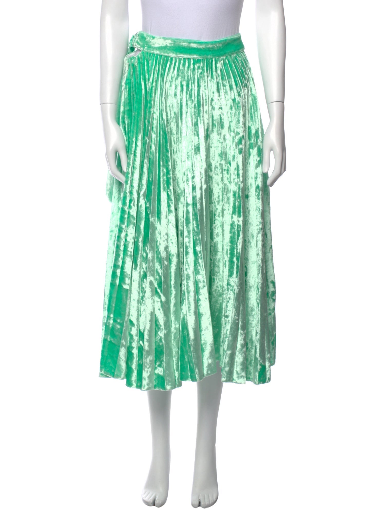 Victoria Beckham Printed Midi Length Skirt