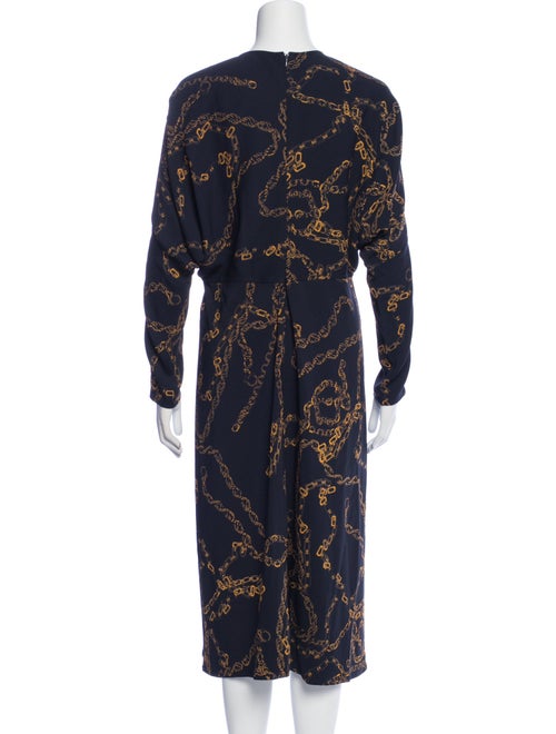 Victoria Beckham Printed Midi Length Dress