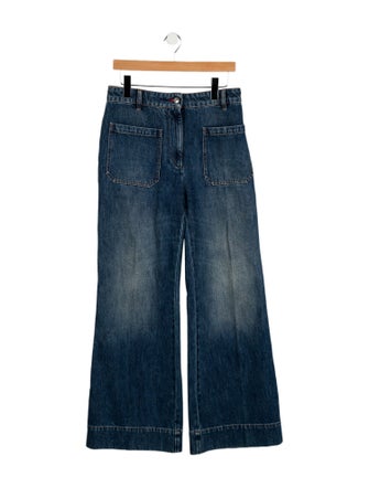 Victoria Beckham High-Rise Wide Leg Jeans
