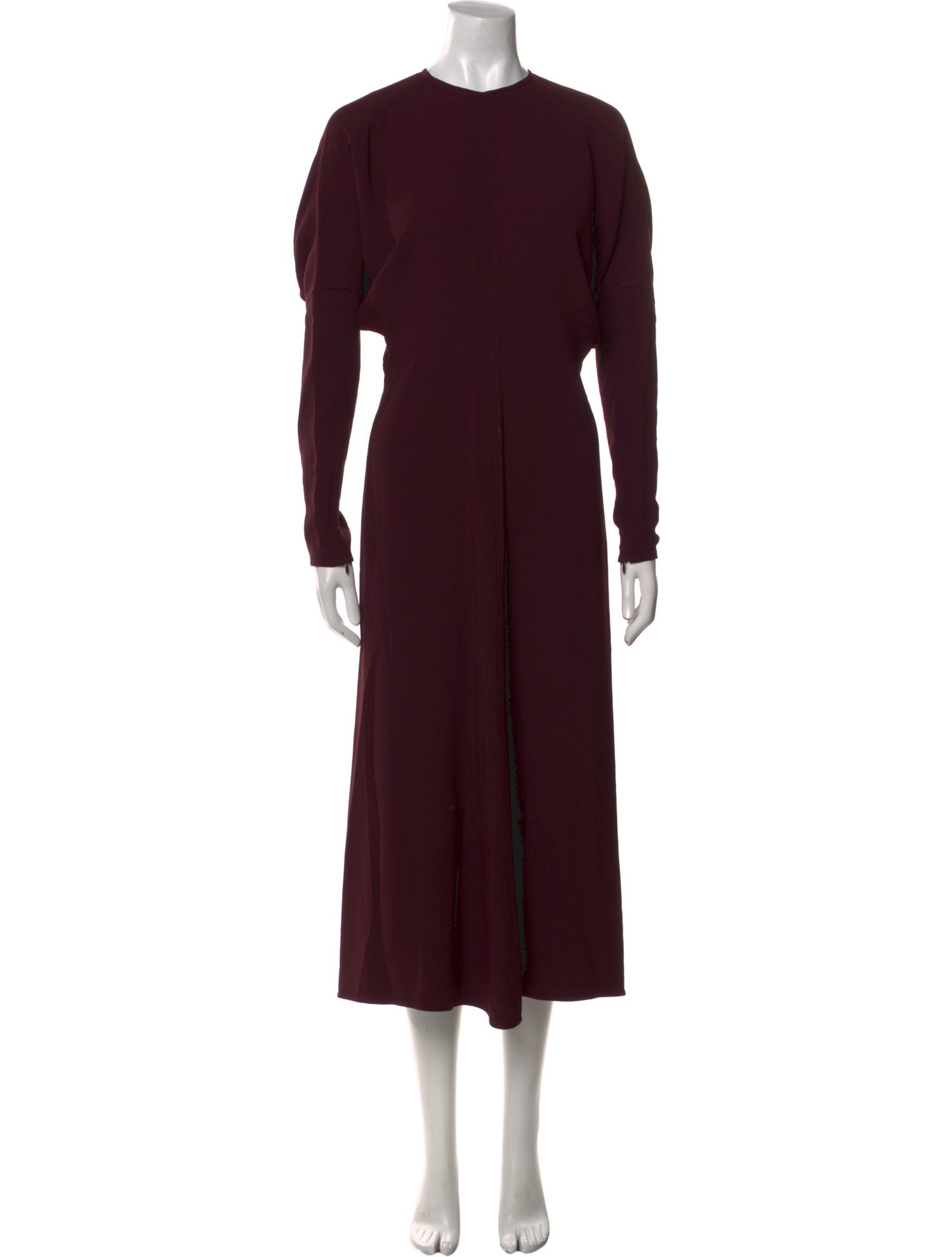 Victoria Beckham Crew Neck Midi Length Dress w/ Tags
