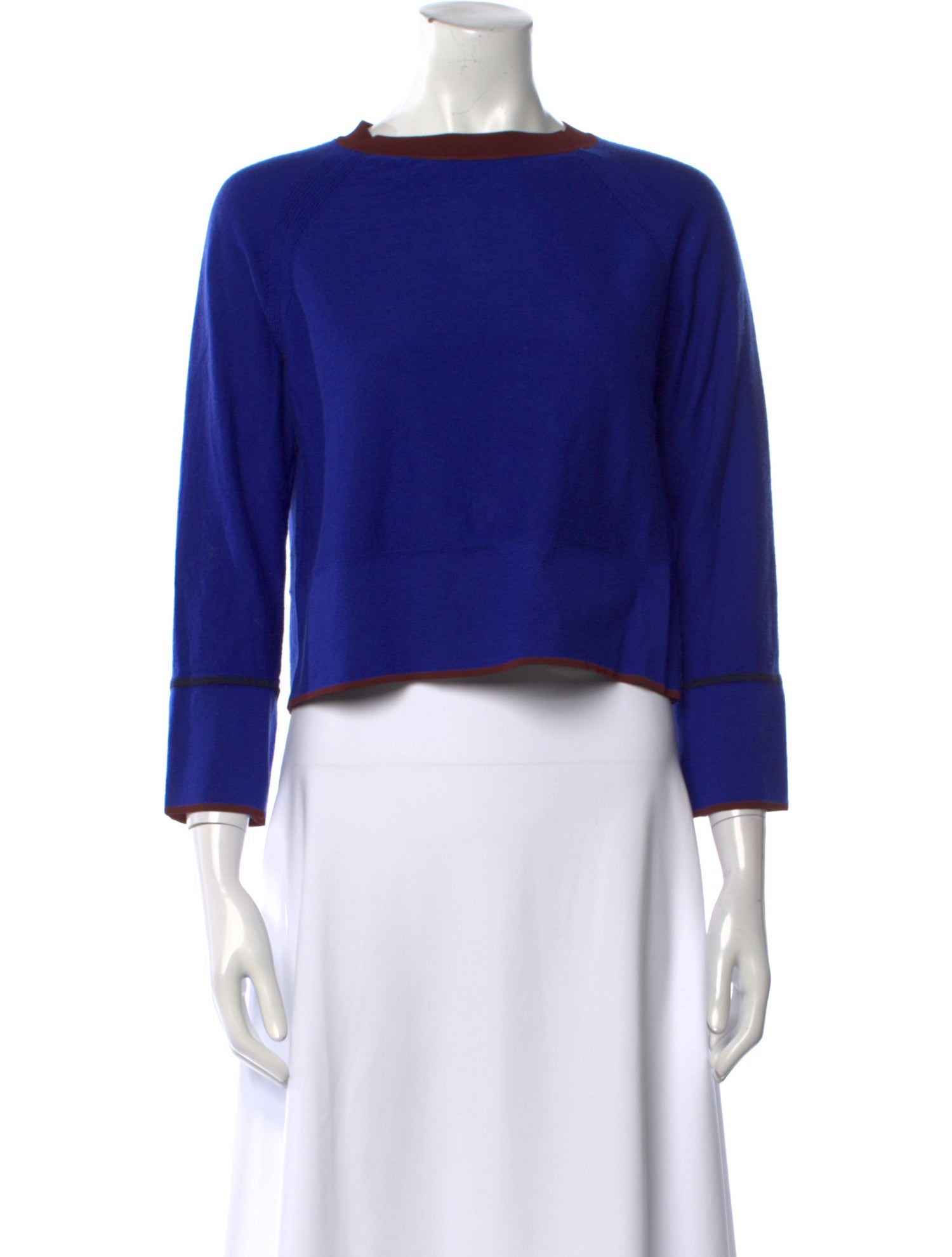 Victoria Beckham Wool Bateau Neckline Sweater