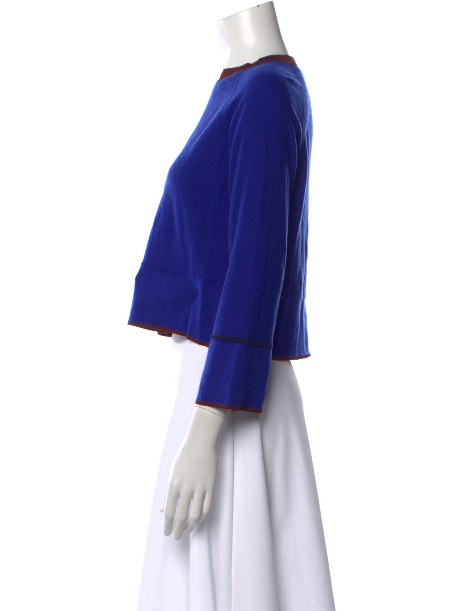 Victoria Beckham Wool Bateau Neckline Sweater