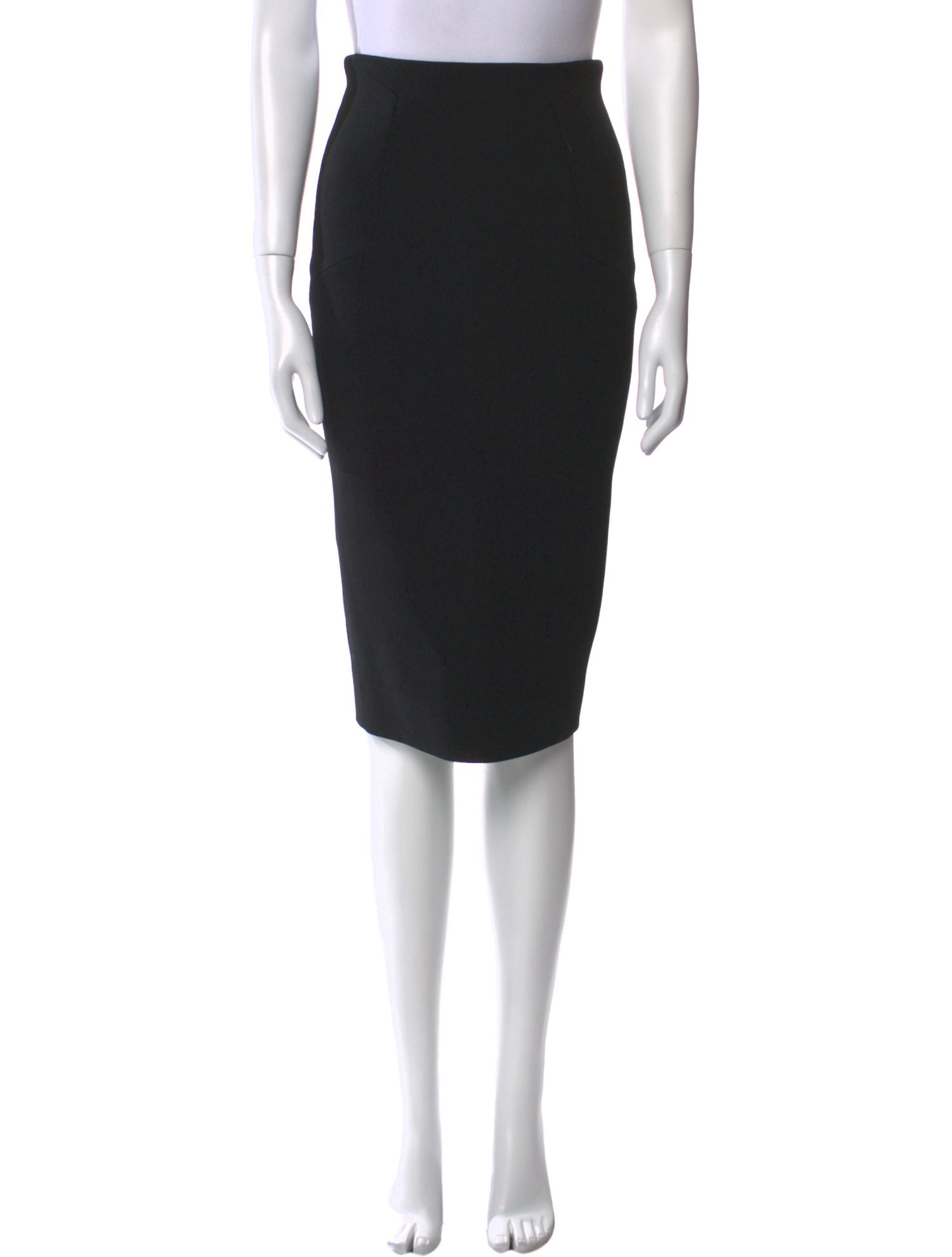 Victoria Beckham Wool Knee-Length Skirt