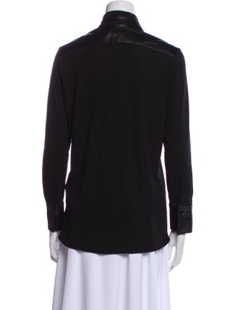 Victoria Beckham Long Sleeve Button-Up Top