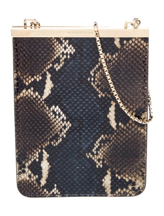 Victoria Beckham Embossed Leather Shoulder Bag