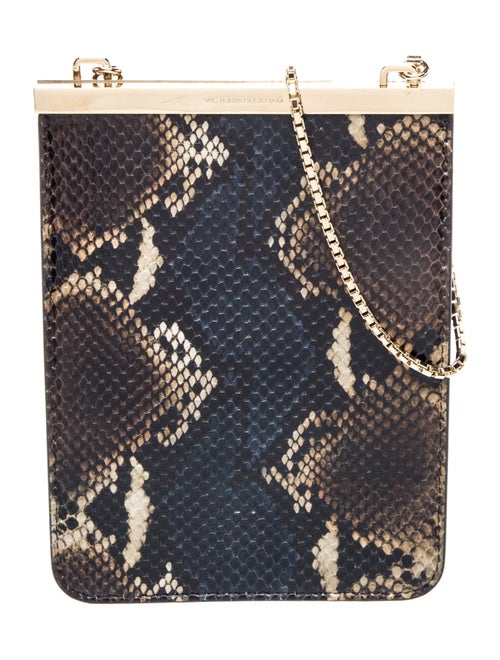 Victoria Beckham Embossed Leather Shoulder Bag