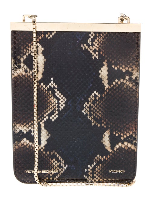 Victoria Beckham Embossed Leather Shoulder Bag