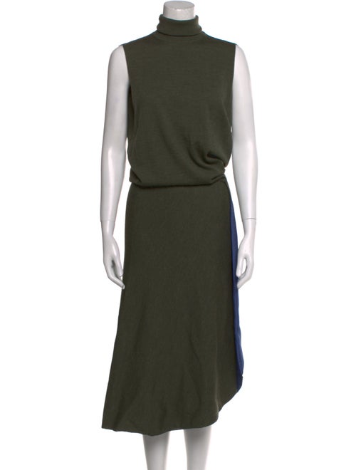 Victoria Beckham Turtleneck Long Dress