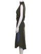 Victoria Beckham Turtleneck Long Dress