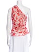 Victoria Beckham Silk Floral Print Blouse