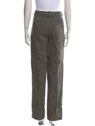 Victoria Beckham Wool Straight Leg Pants