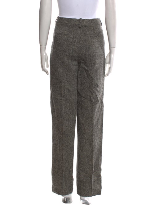 Victoria Beckham Wool Straight Leg Pants