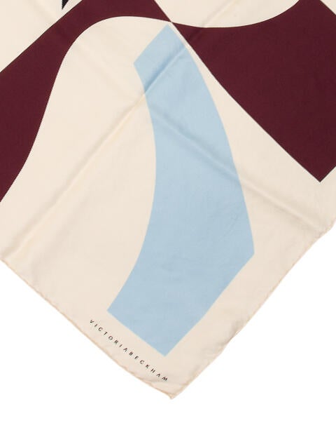 Victoria Beckham Silk Printed Bandana
