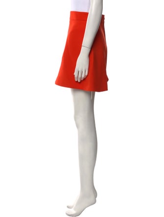 Victoria Beckham Wool Mini Skirt
