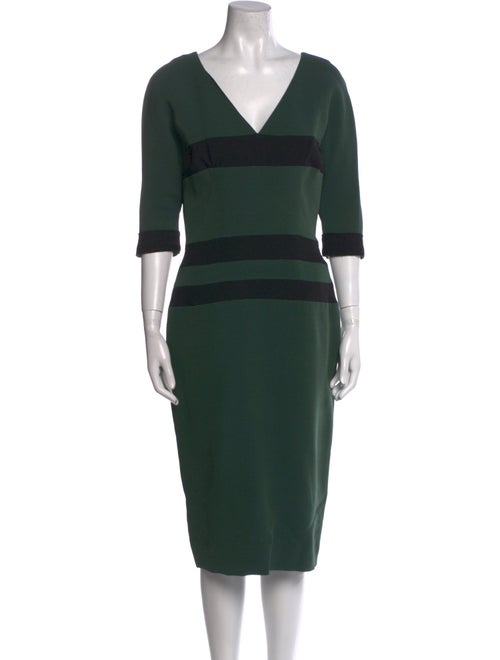 Victoria Beckham Silk Midi Length Dress