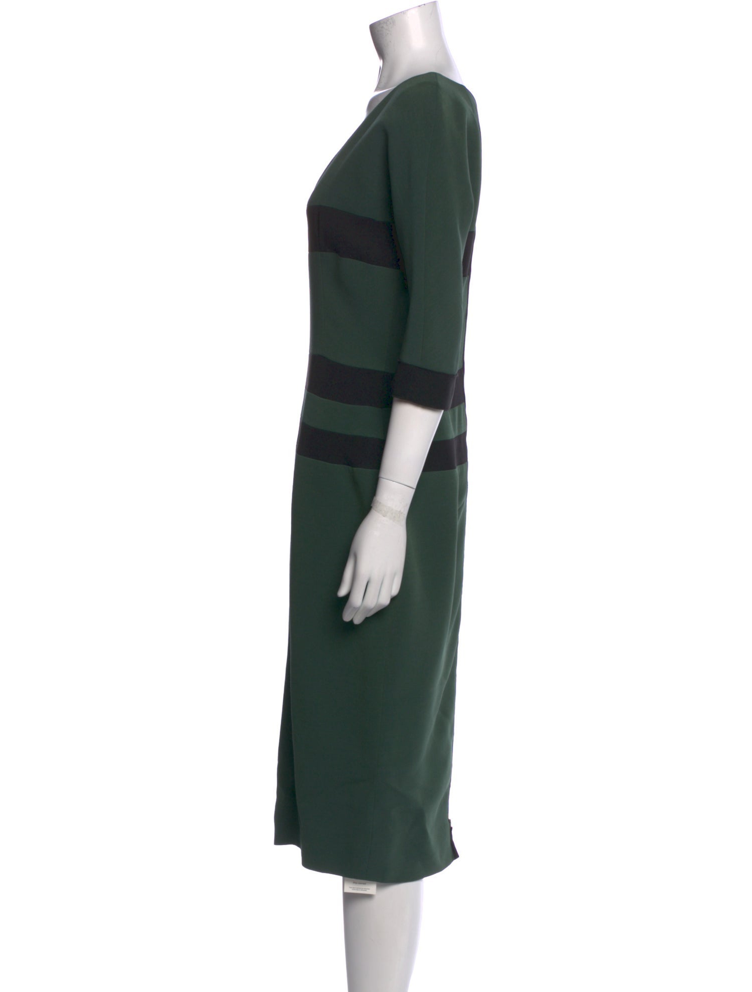 Victoria Beckham Silk Midi Length Dress