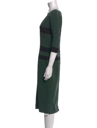 Victoria Beckham Silk Midi Length Dress
