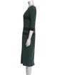 Victoria Beckham Silk Midi Length Dress