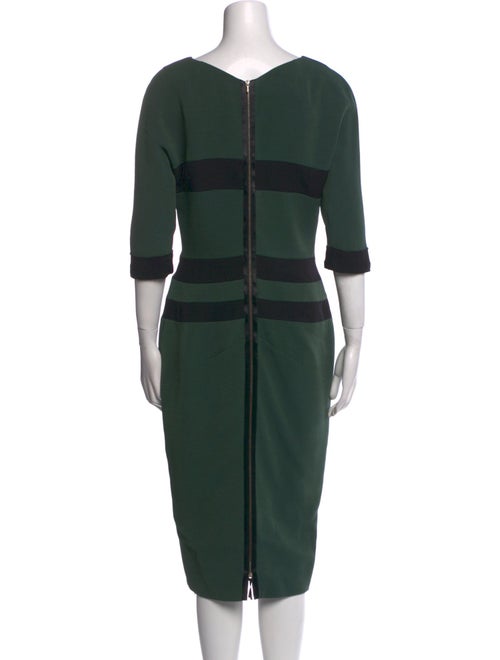 Victoria Beckham Silk Midi Length Dress