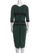 Victoria Beckham Silk Midi Length Dress