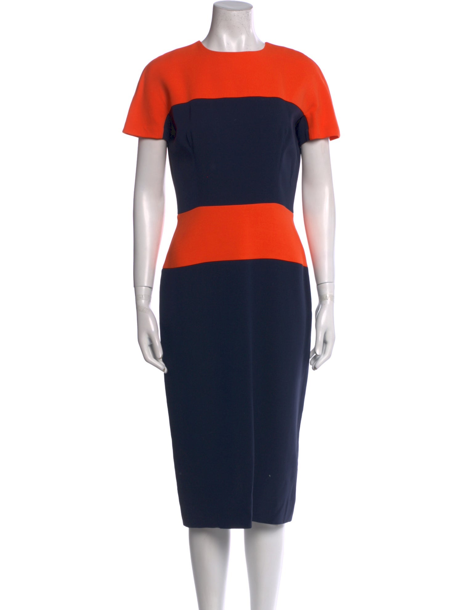 Victoria Beckham Silk Midi Length Dress