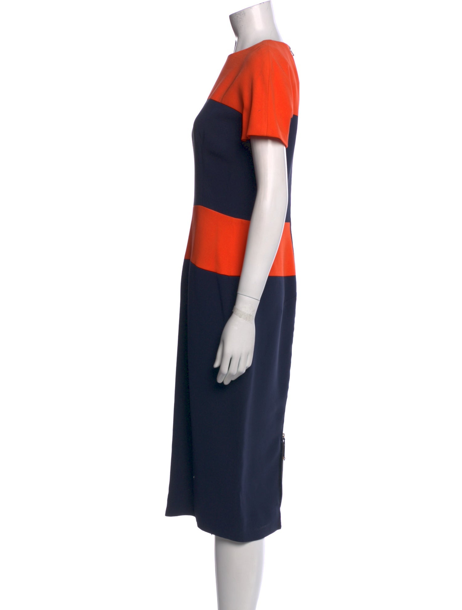 Victoria Beckham Silk Midi Length Dress