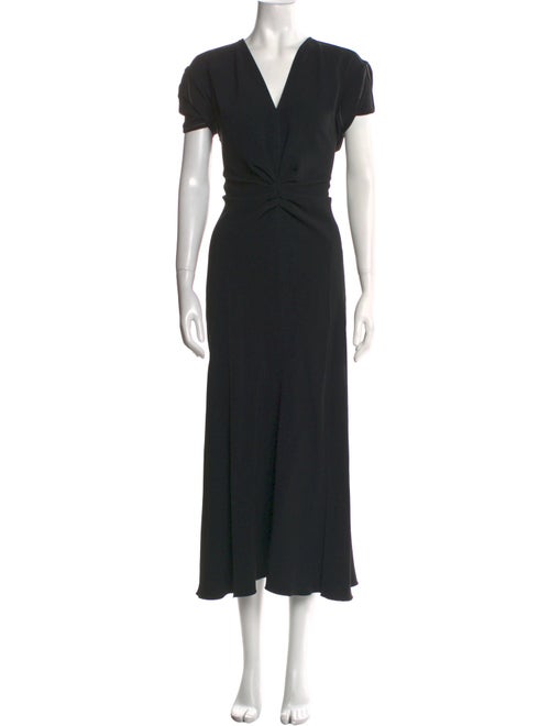 Victoria Beckham V-Neck Long Dress