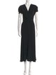 Victoria Beckham V-Neck Long Dress