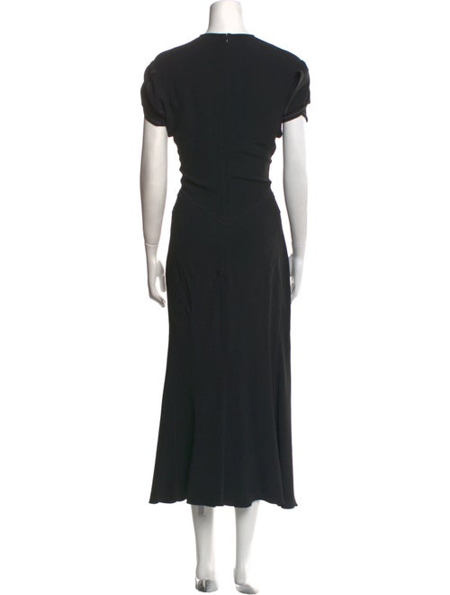 Victoria Beckham V-Neck Long Dress
