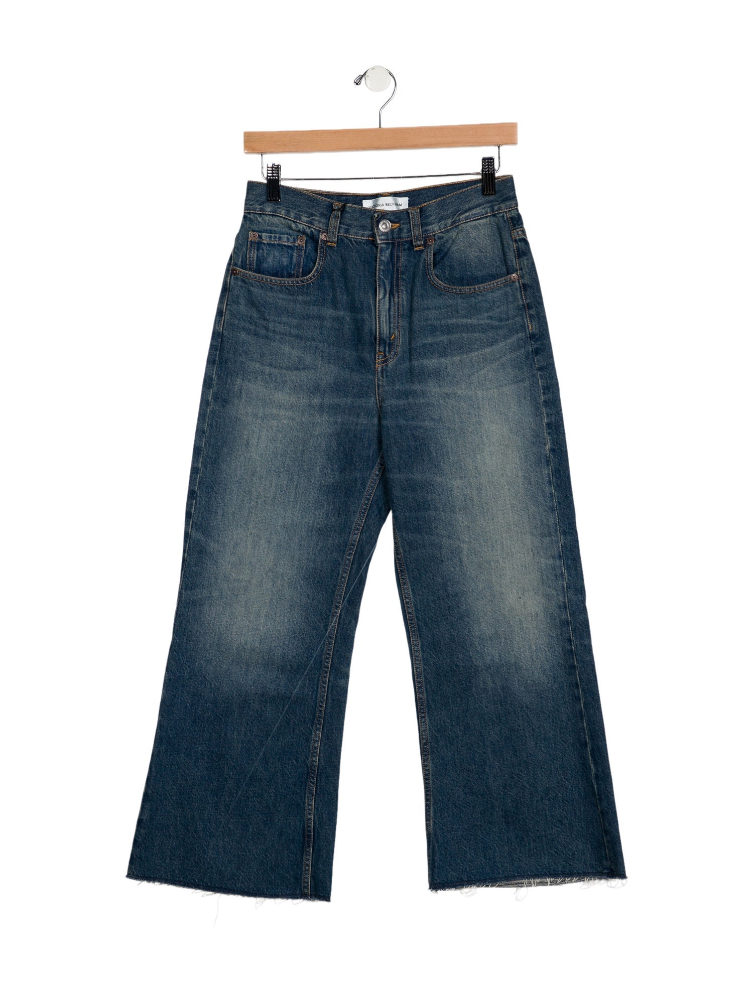 Victoria Beckham High-Rise Wide Leg Jeans