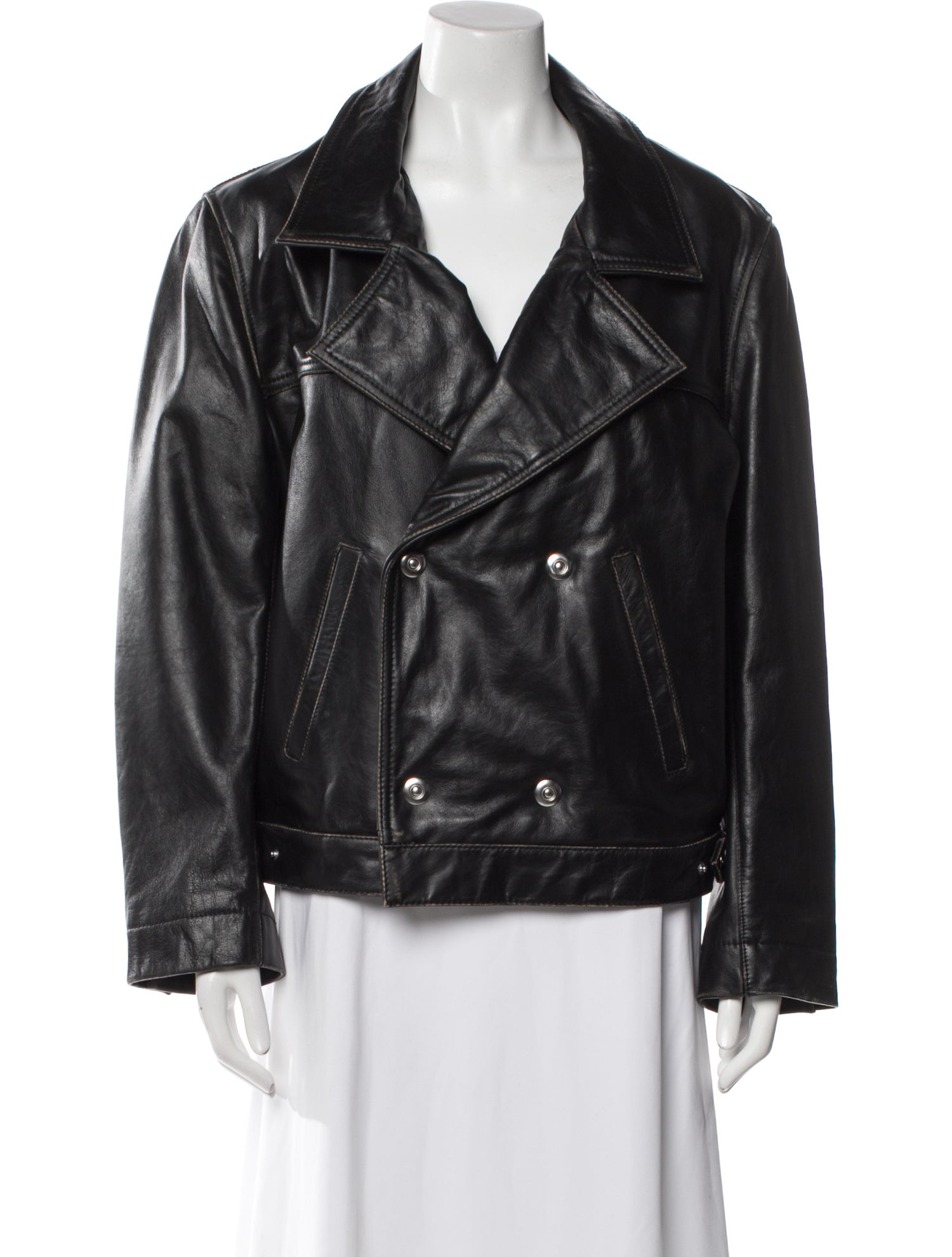Victoria Beckham Leather Biker Jacket