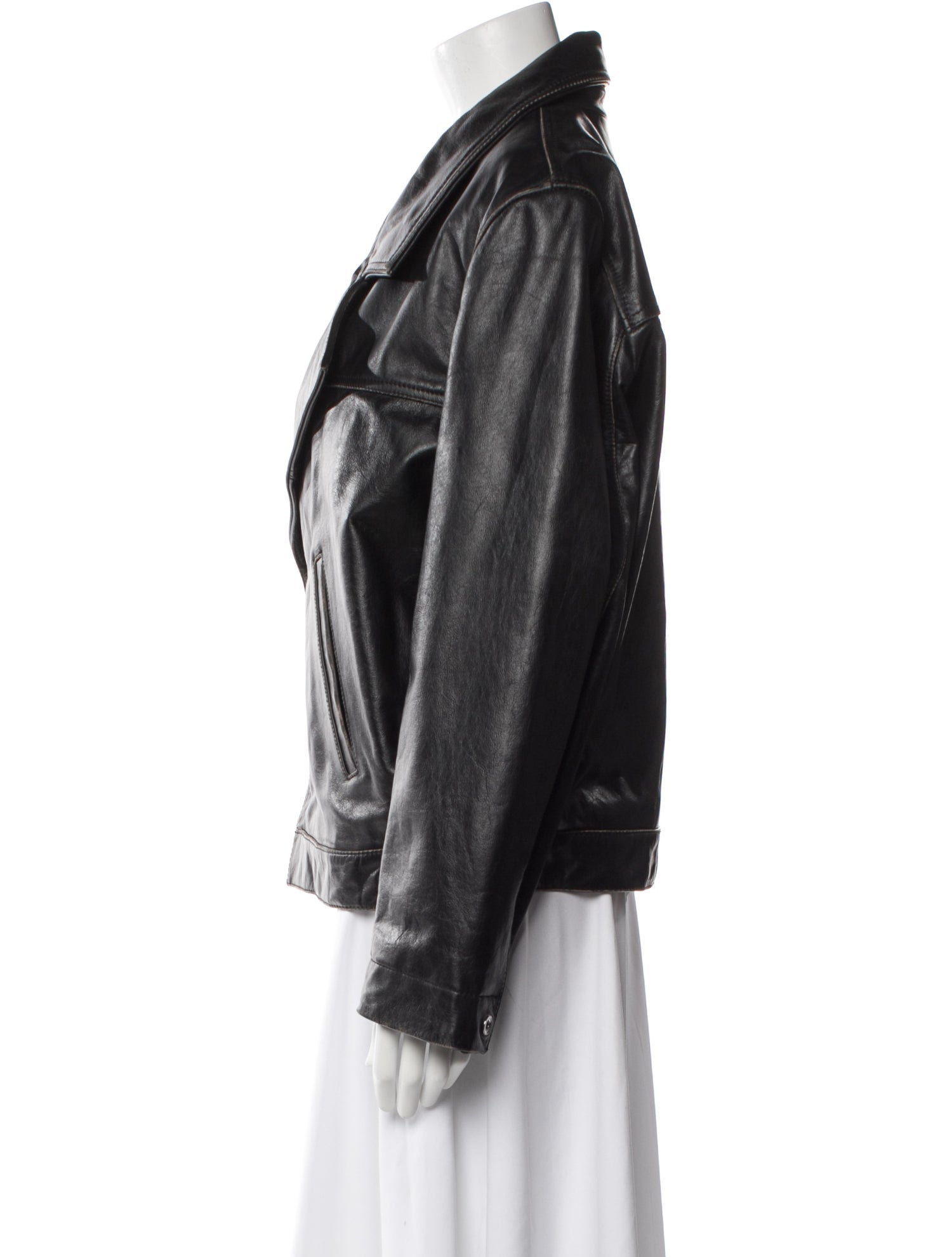 Victoria Beckham Leather Biker Jacket