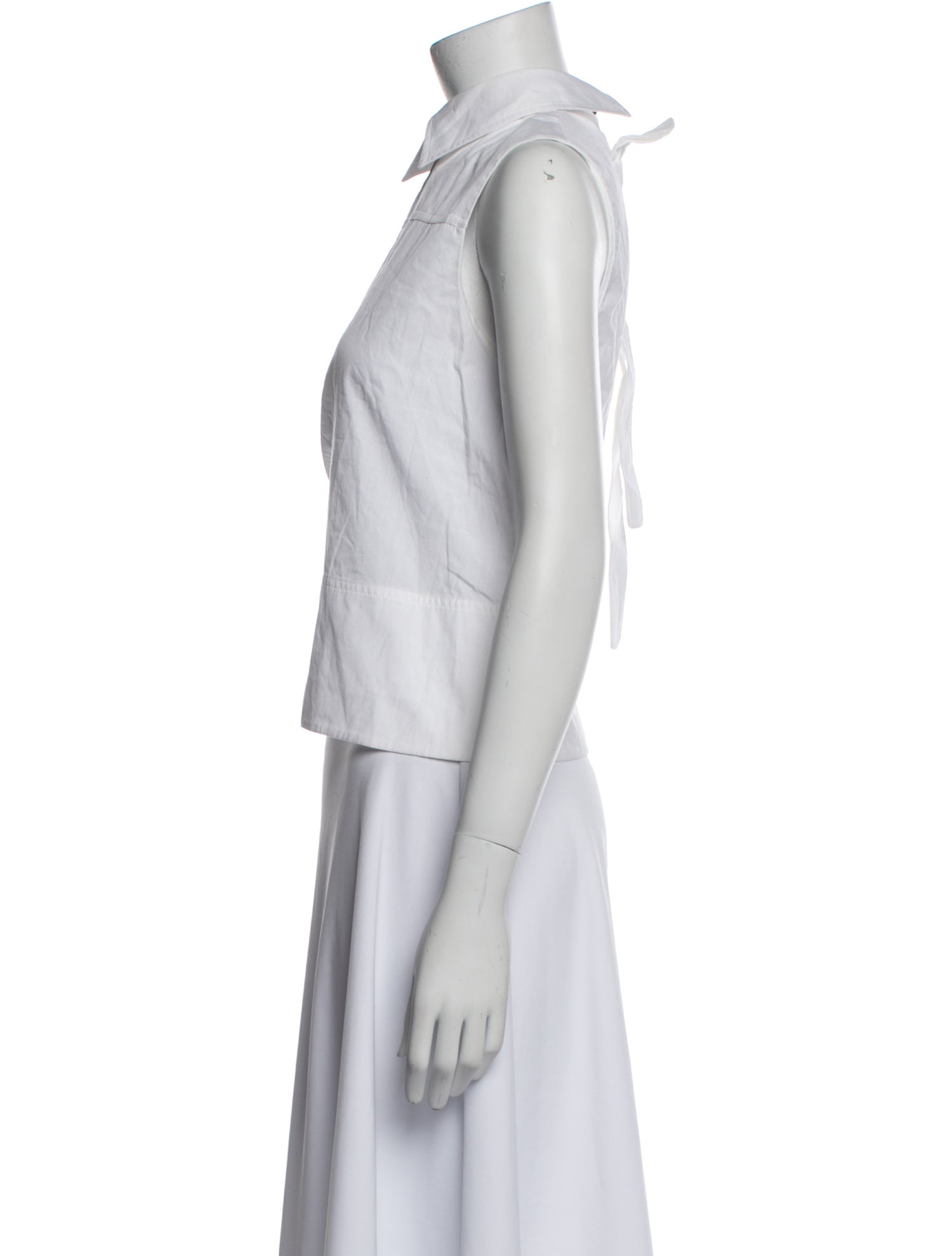 Victoria Beckham Sleeveless Crop Top